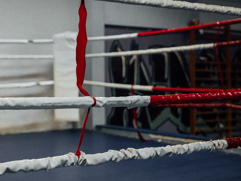 Detailed shot of athletic equipment and space for training
